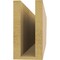 Ekena Millwork 4in. W x 8in. H x 28in. L Ridgewood Woodgrain TimberThane Rafter Tail, Primed Tan RFTUR04X08X28RIDRCPR - alternate 3